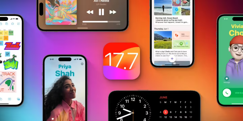 酒泉苹果手机维修分享苹果 iOS / iPadOS 17.7.1 正式版推送 
